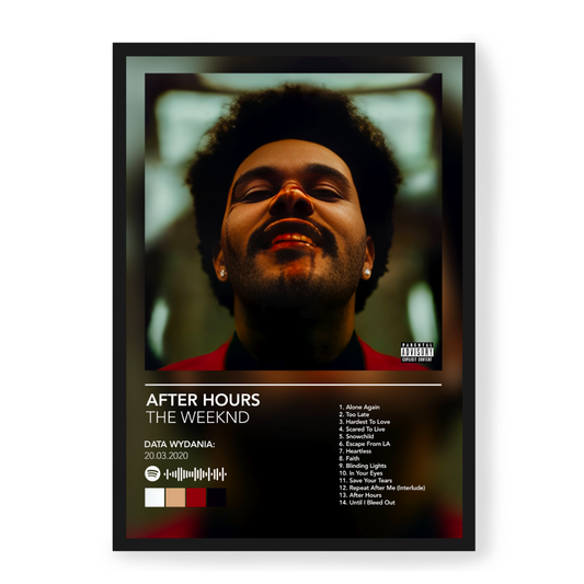 Plakat The Weeknd After Hours