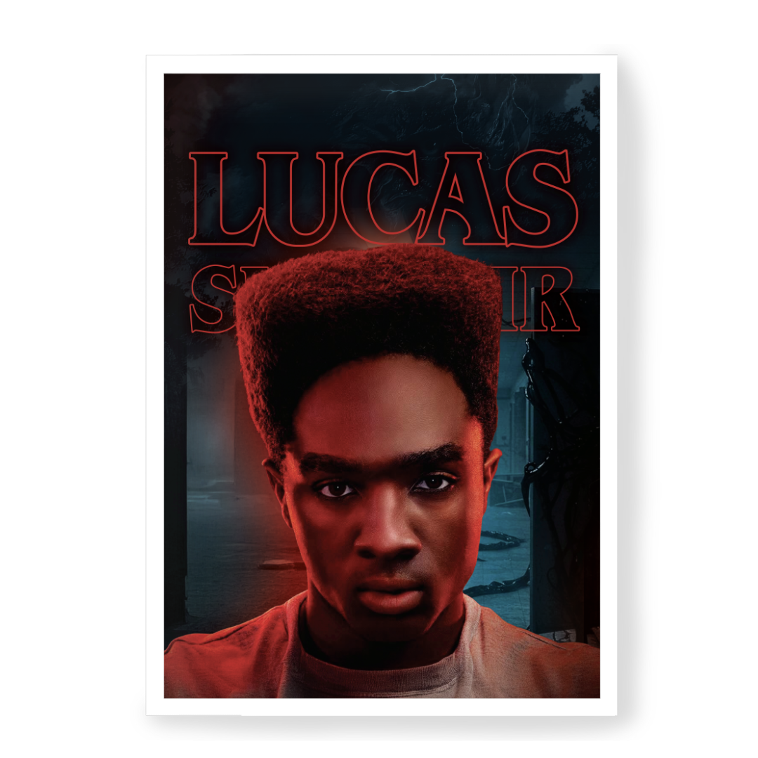 Plakat Stranger Things Lucas Sinclair