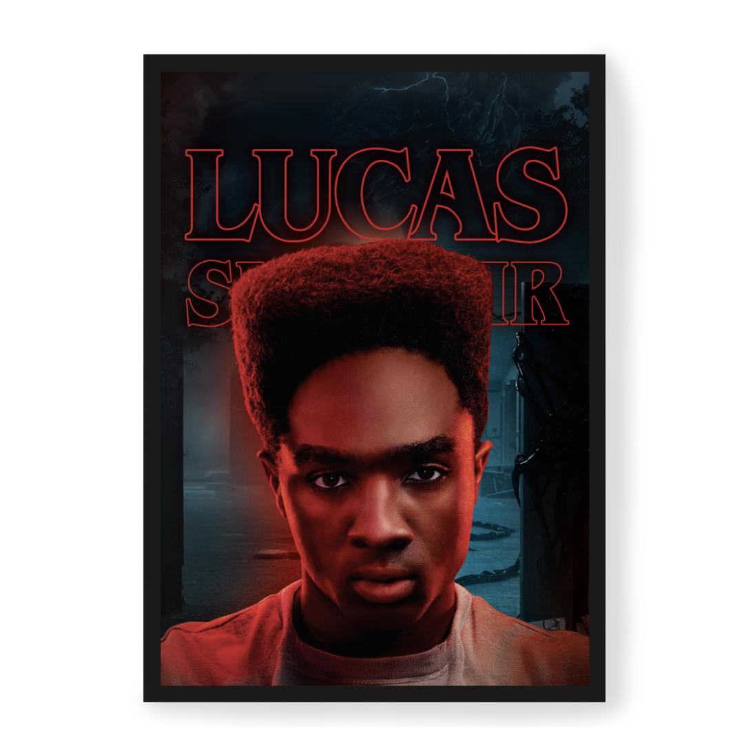 Plakat Stranger Things Lucas Sinclair