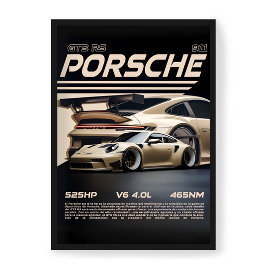 Plakat Porsche GT3 RS