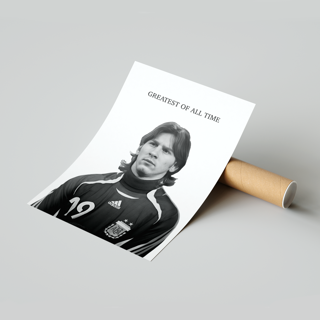 Plakat Lionel Messi GOAT