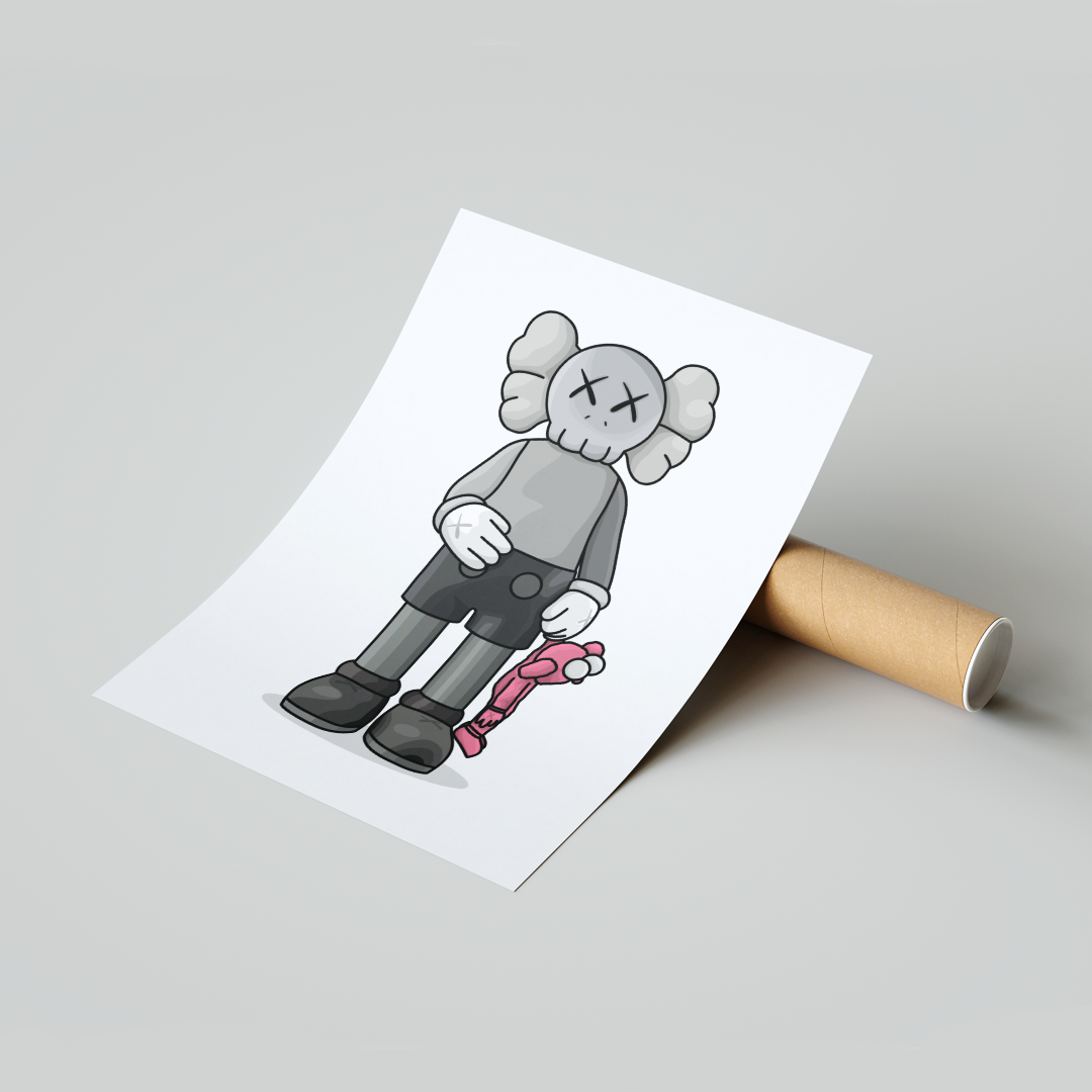 Plakat Kaws Share