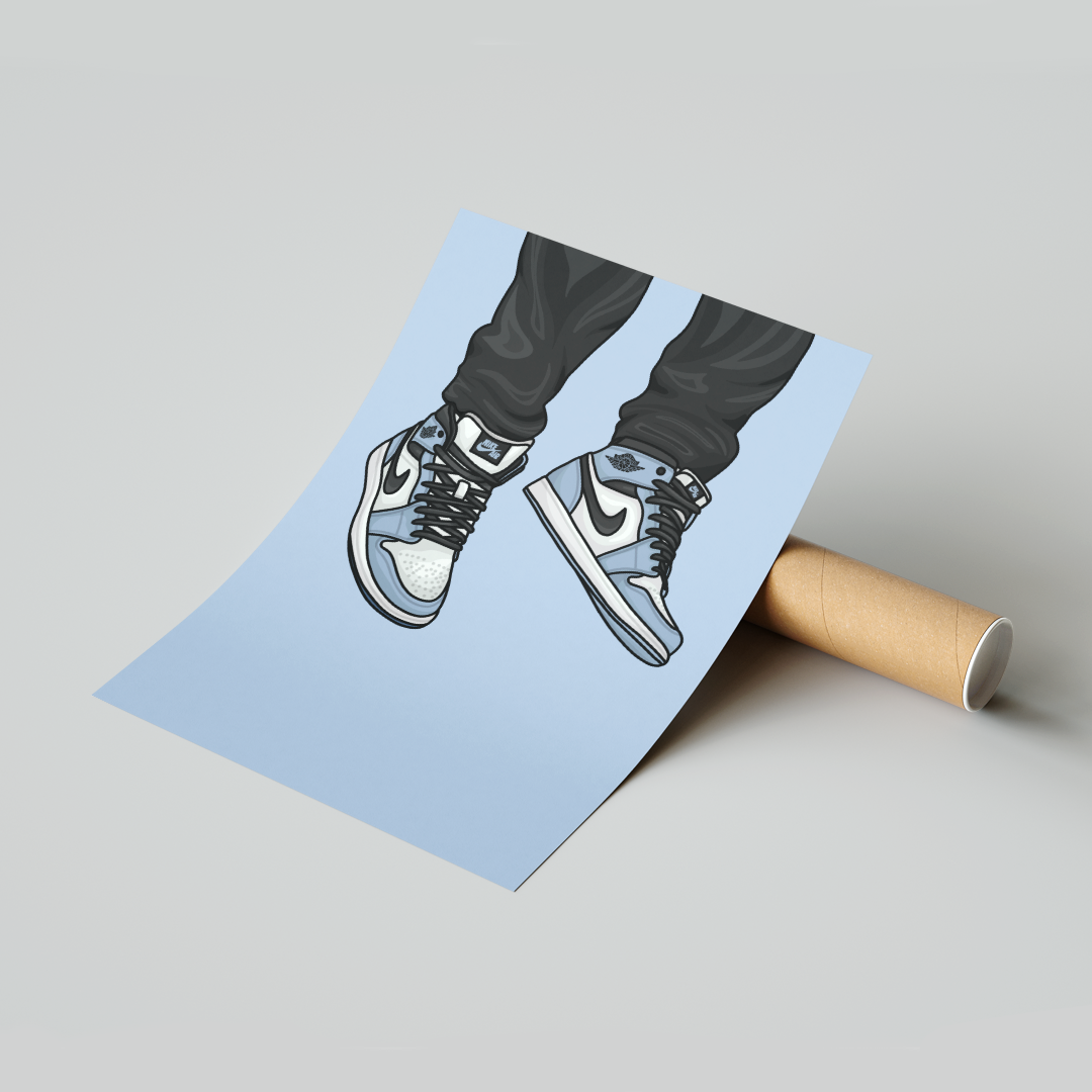 Image of Nike Jordan 1 High University Blue