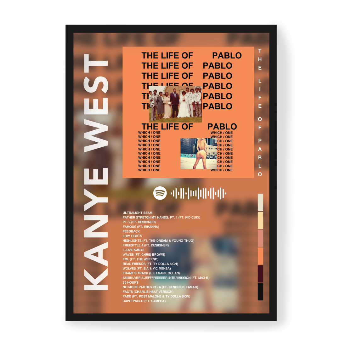 Plakat Kanye West The Life Of Pablo