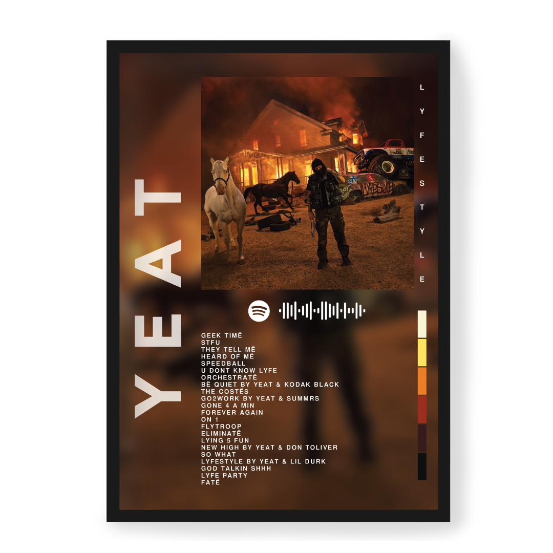 Plakat Yeat Lifestyle