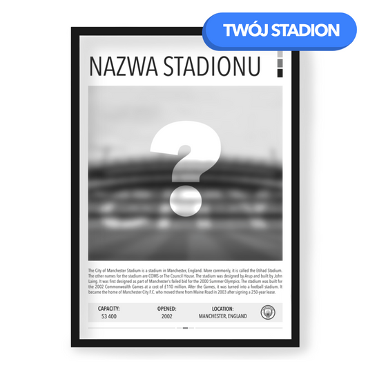 Plakat Własny Stadion