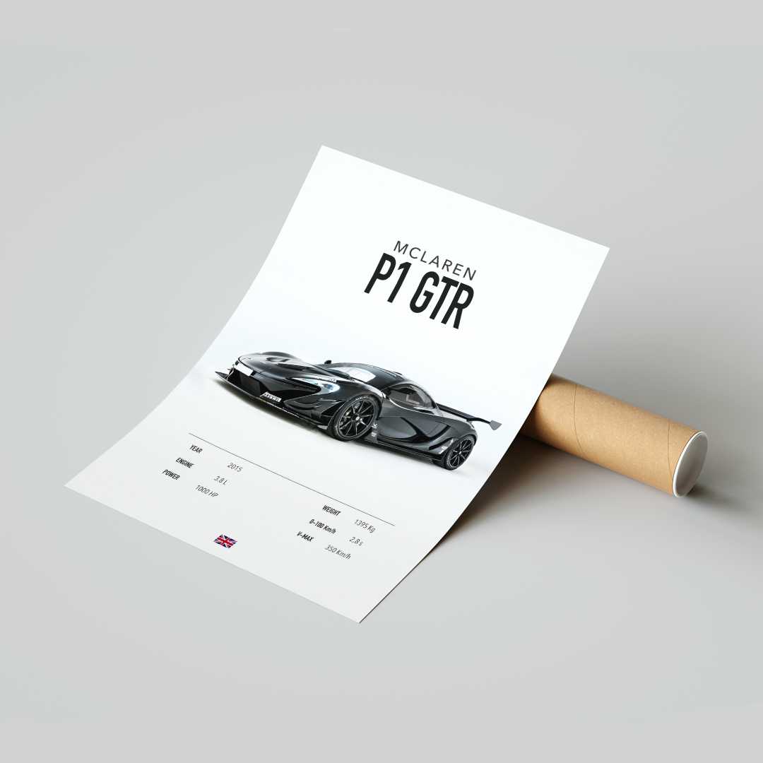 Plakat McLaren P1 GTR