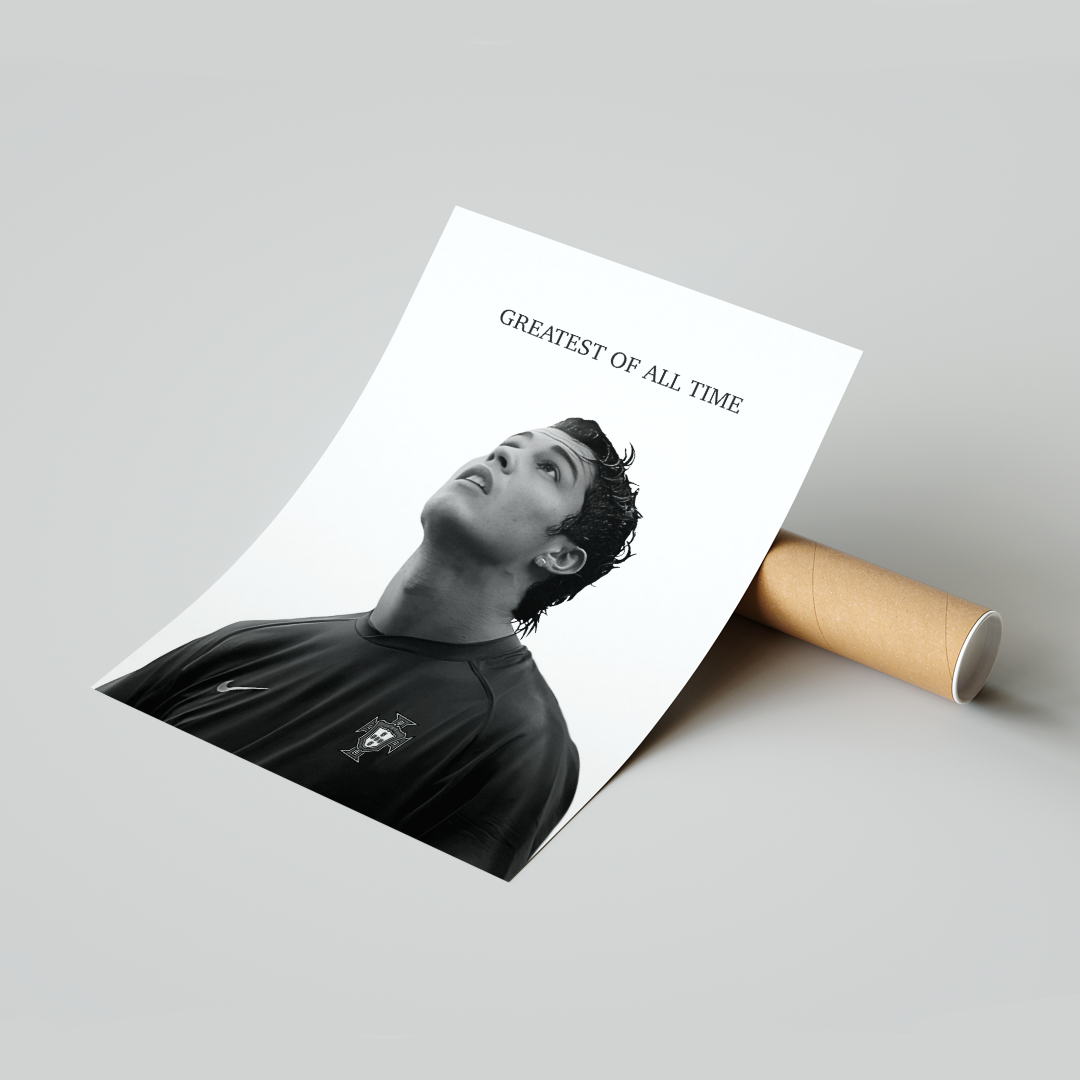 Plakat Cristiano Ronaldo GOAT