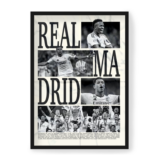Plakat Real Madryt