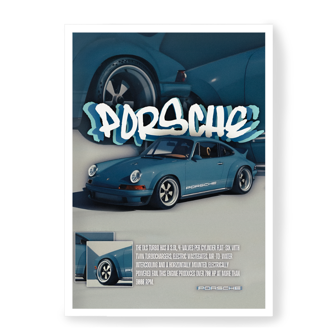 Plakat Porsche