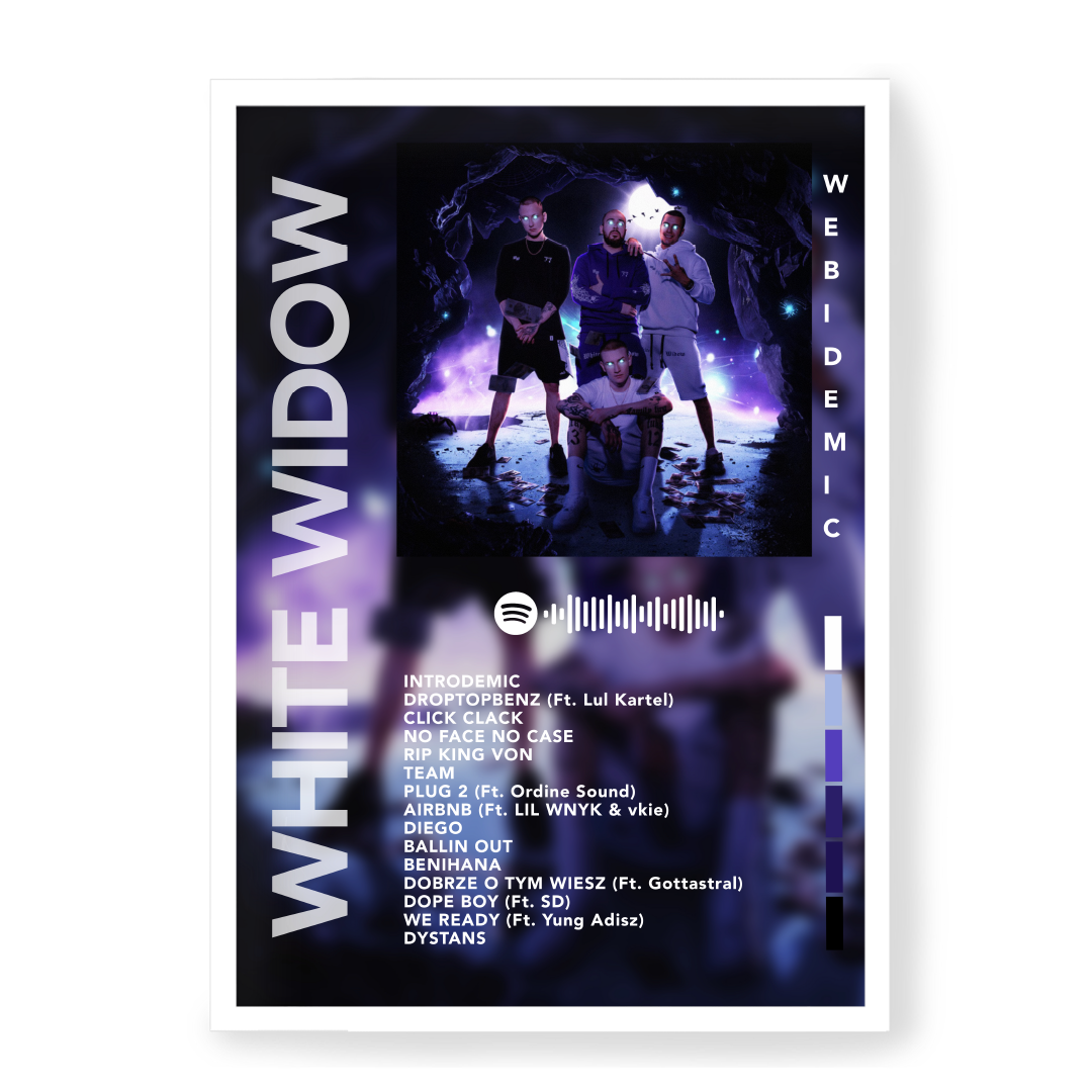 Plakat Withe Widow Webidemic