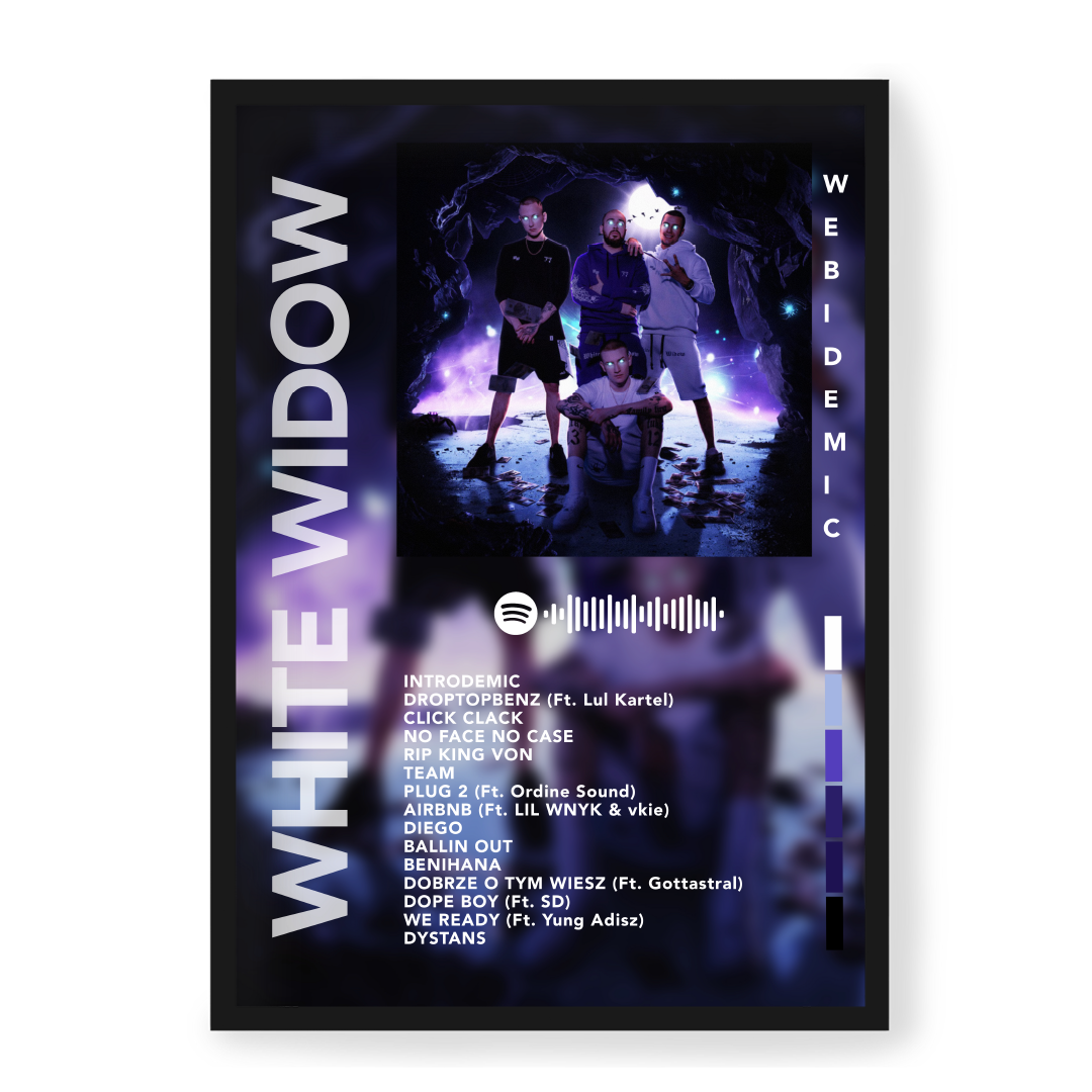 Plakat Withe Widow Webidemic