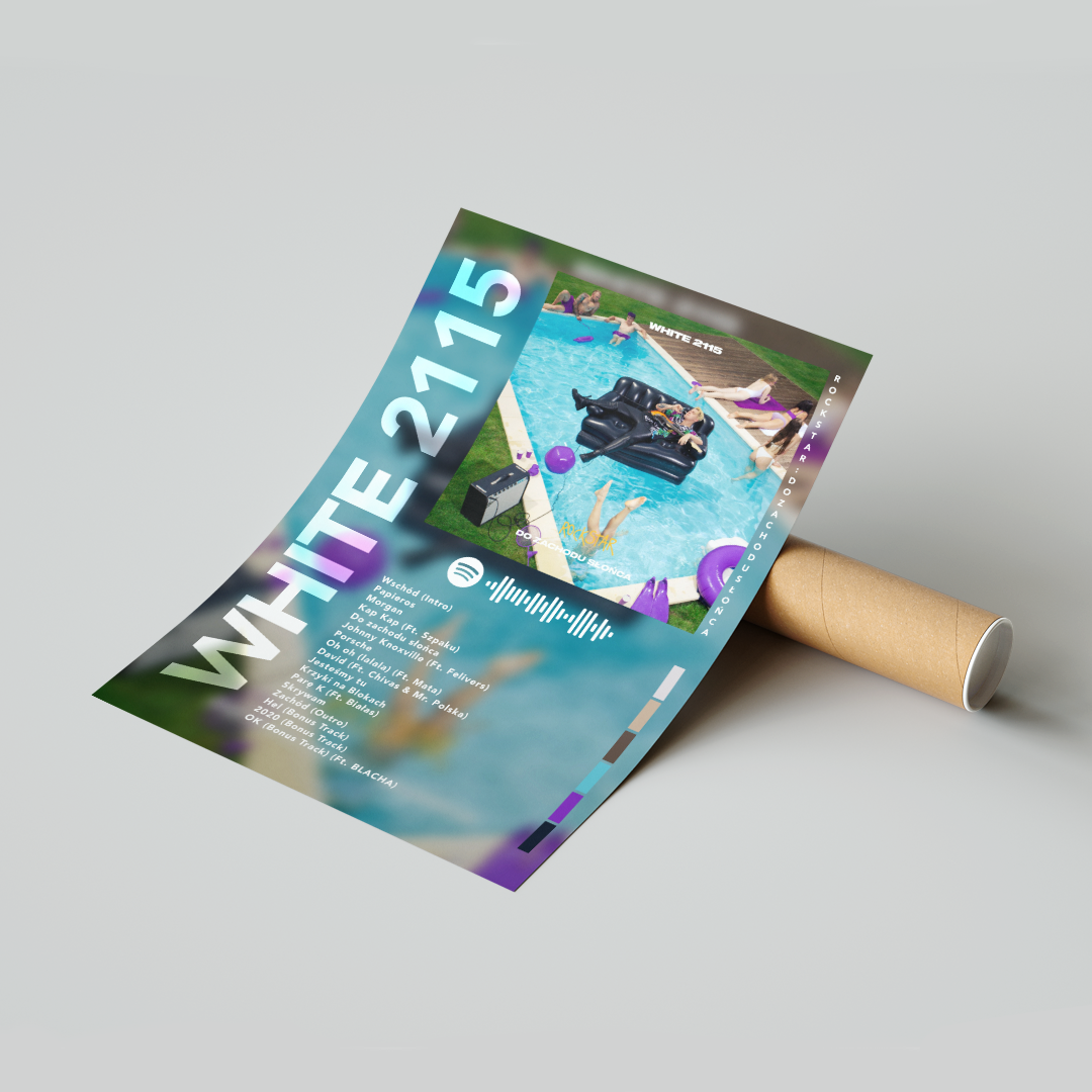 Plakat White 2115 Rockstar: Do zachodu słońca