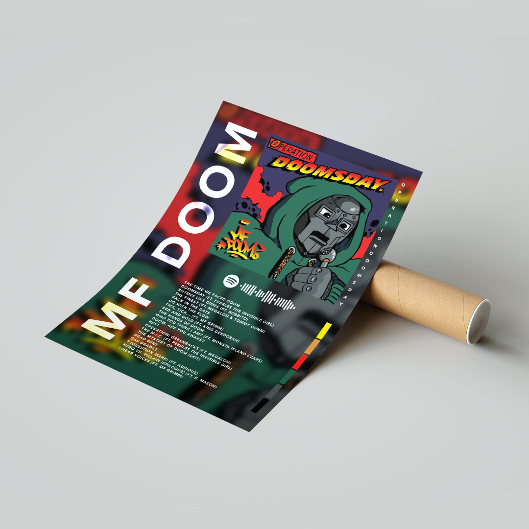 Plakat MF DOOM Operation Doomsday