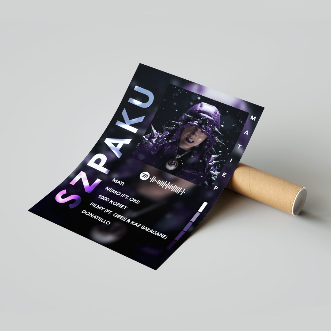 Plakat Szpaku Mati EP