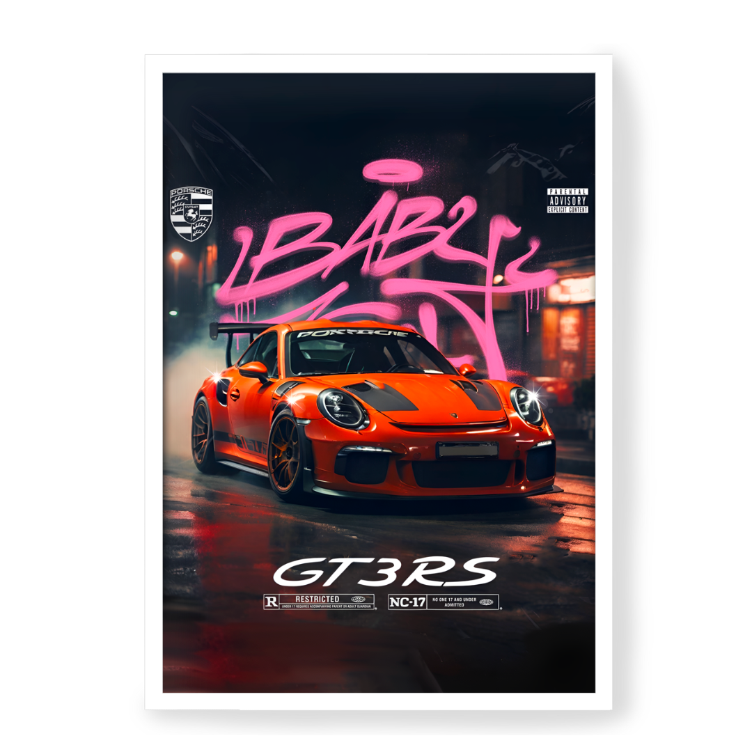 Plakat Porsche GT3 RS