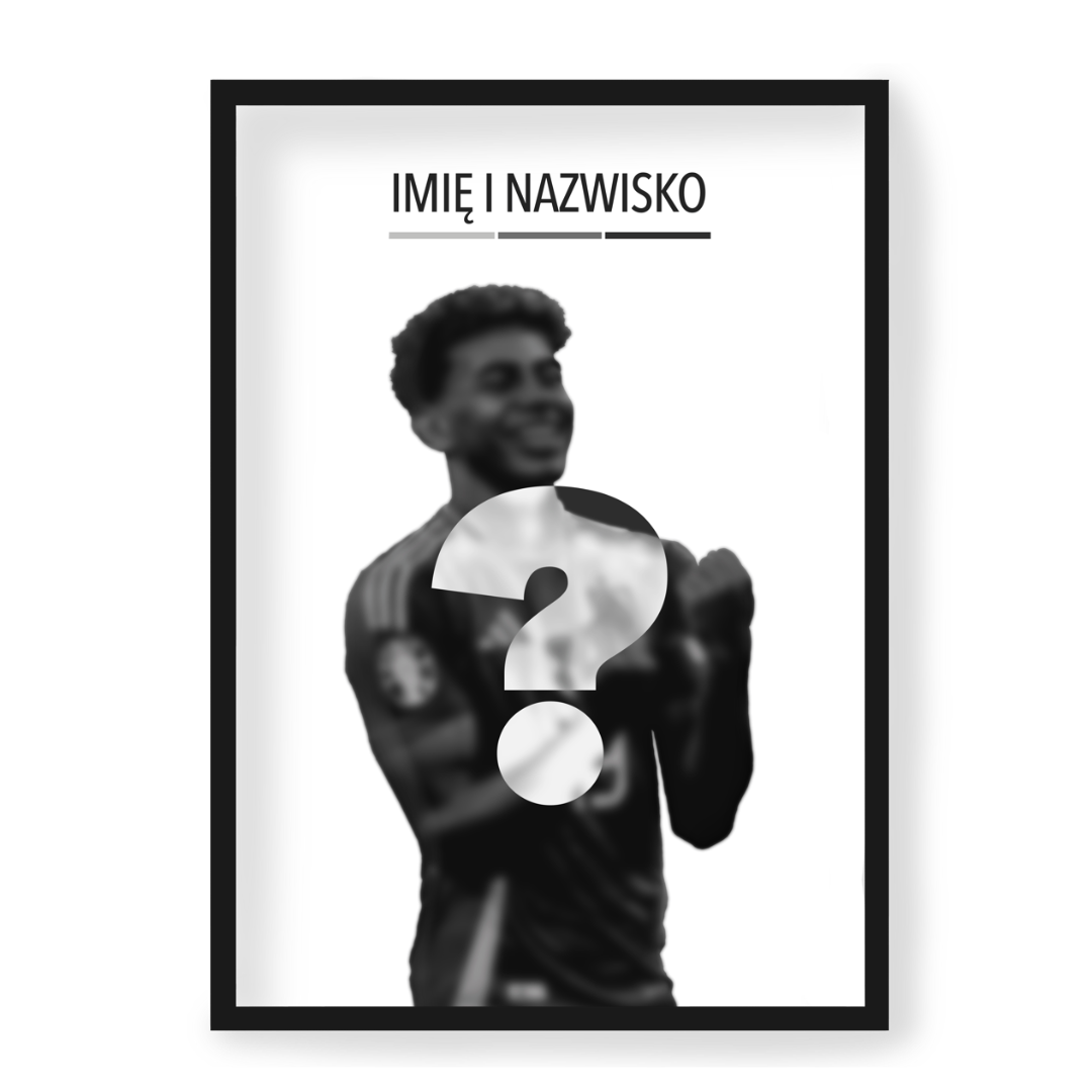 Plakat Własny Sportowiec