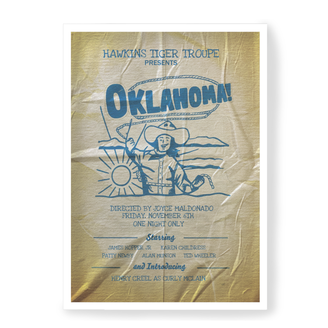 Plakat Stranger Things Oklahoma!