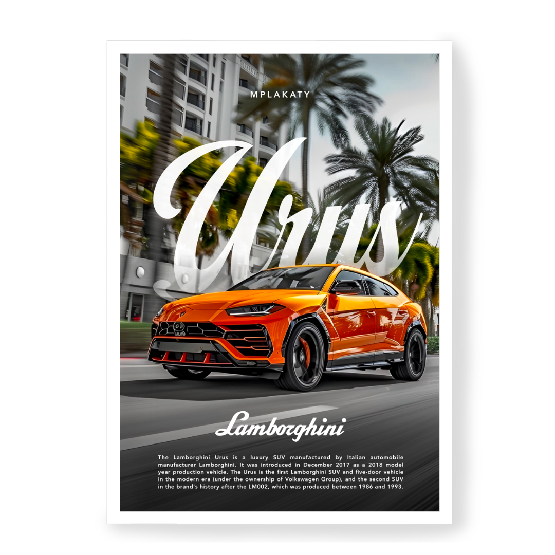 Plakat Lamborghini Urus