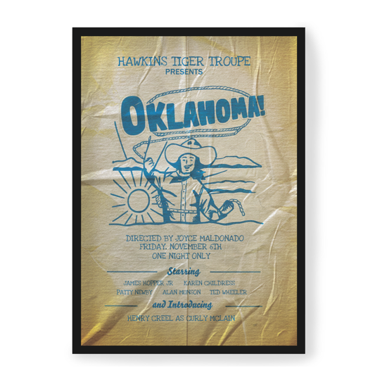 Plakat Stranger Things Oklahoma!
