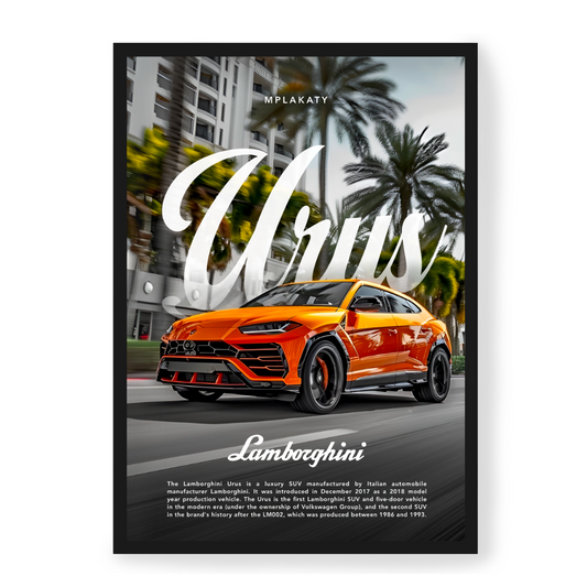 Plakat Lamborghini Urus