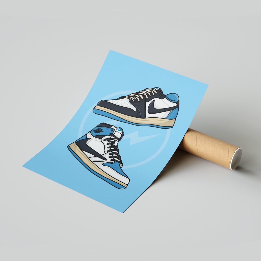 Plakat Travis x Fragment