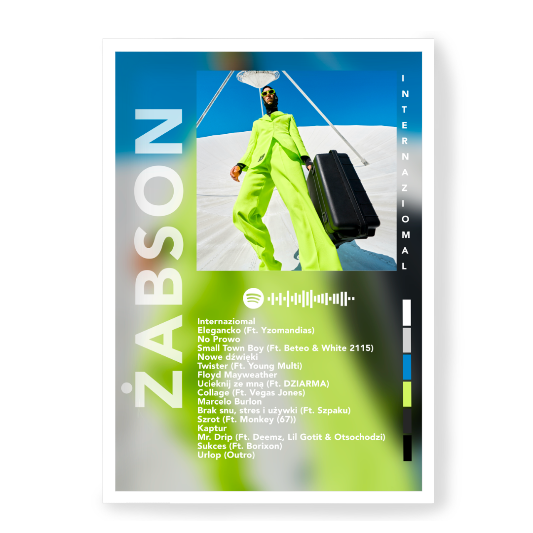 Plakat Żabson Internaziomal