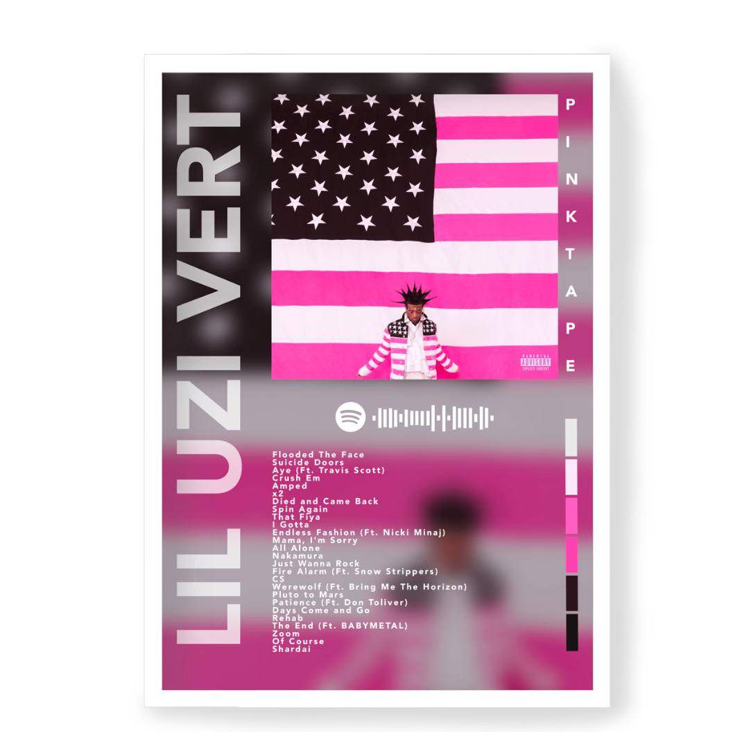 Plakat Lil Uzi Vert Pink Tape