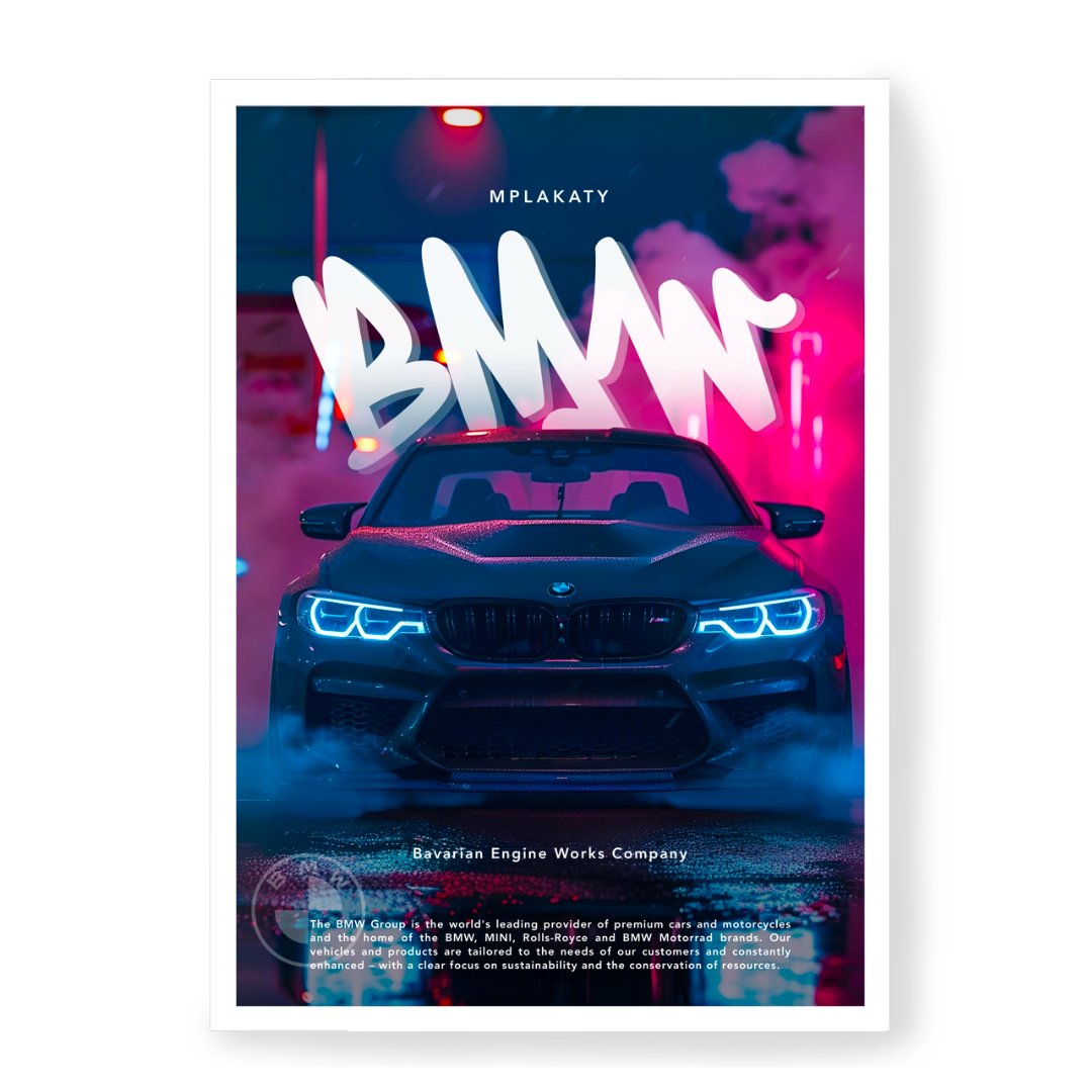 Plakat BMW