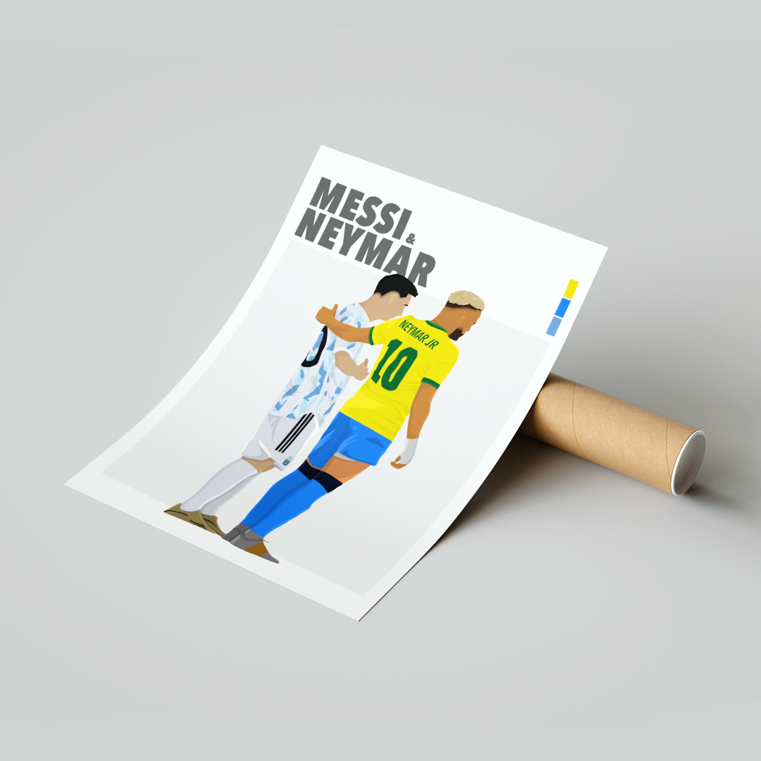 Plakat Messi & Neymar