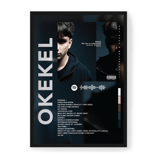 Plakat Okekel Pół Roku w Melancholii