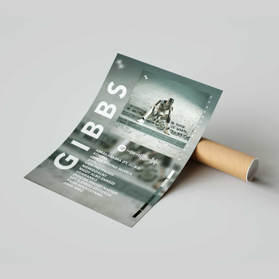 Plakat Gibbs Czarno Na Białym