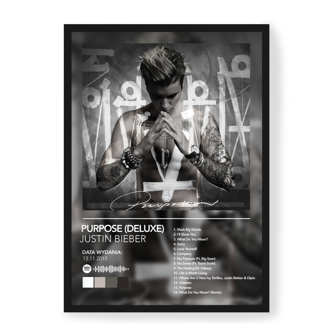 Plakat Justin Bieber Purpose (Deluxe)