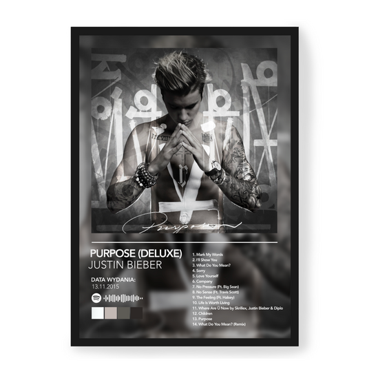 Plakat Justin Bieber Purpose (Deluxe)
