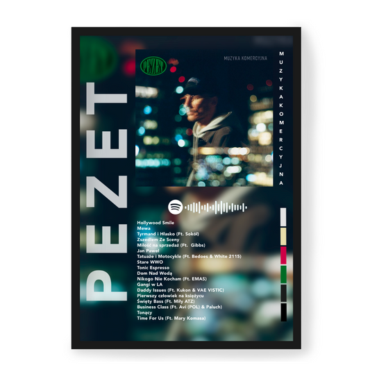 Plakat Pezet Muzyka Komercyjna