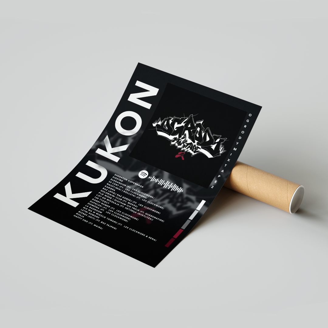 Plakat Kukon Ogrody Mixtape 2