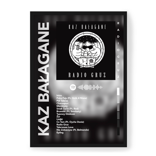 Plakat Kaz Bałagane Radio Gruz