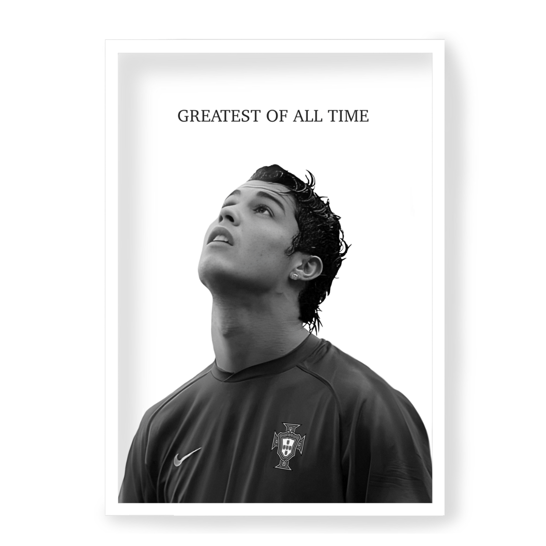 Plakat Cristiano Ronaldo GOAT