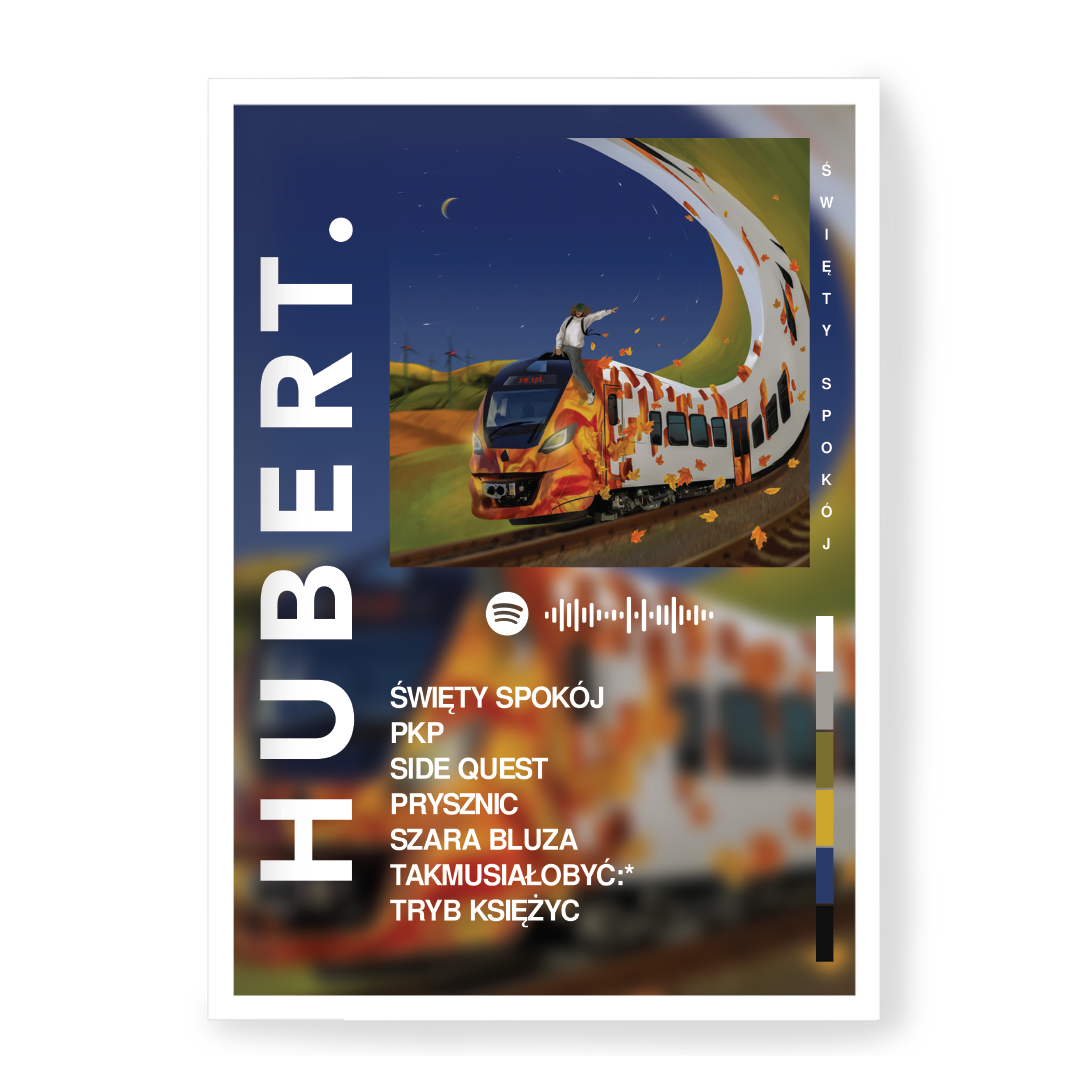 Plakat Hubert. Święty Spokój