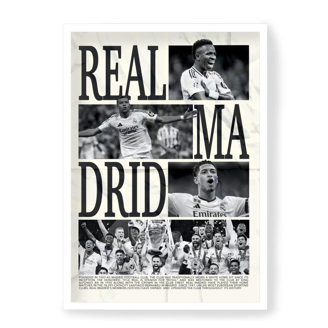 Plakat Real Madryt