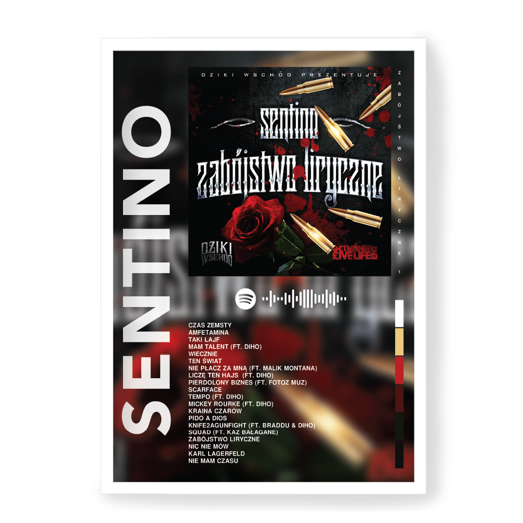 Plakat Sentino Zabójstwo Liryczne 1