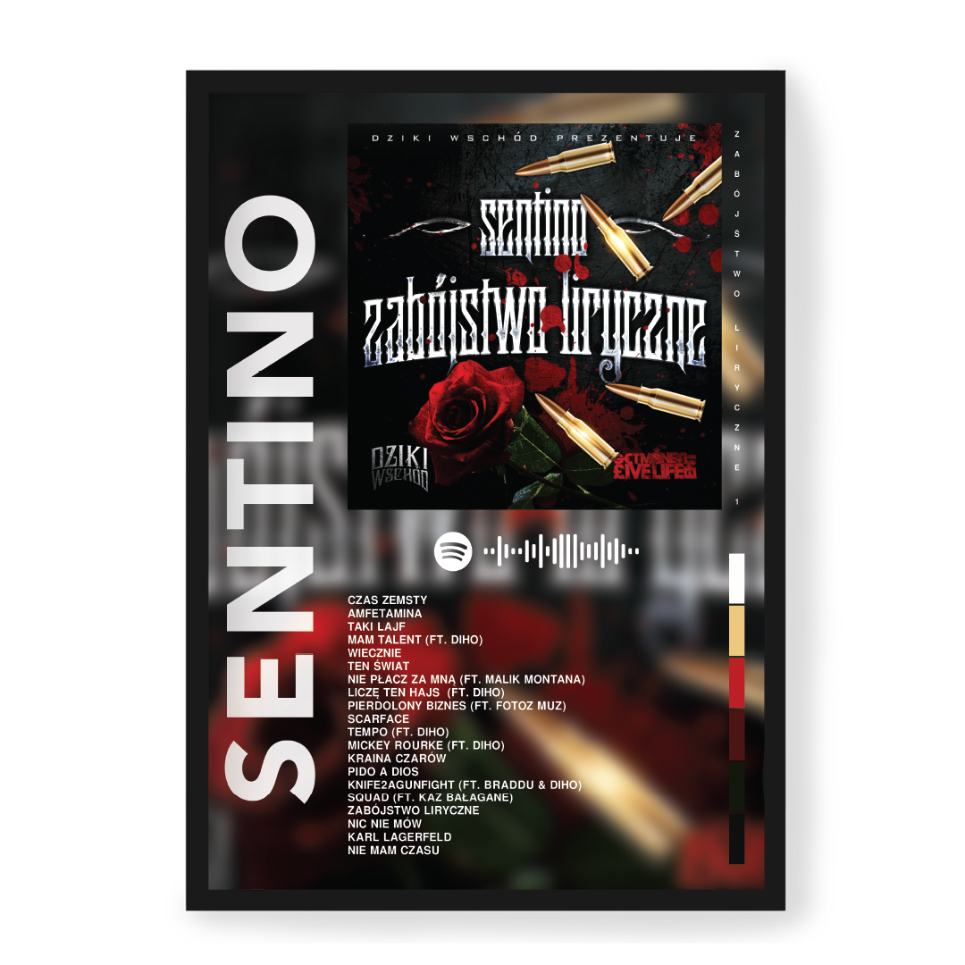 Plakat Sentino Zabójstwo Liryczne 1