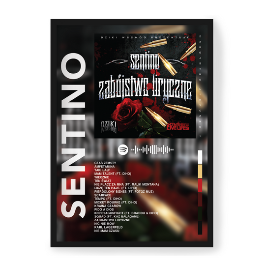 Plakat Sentino Zabójstwo Liryczne 1