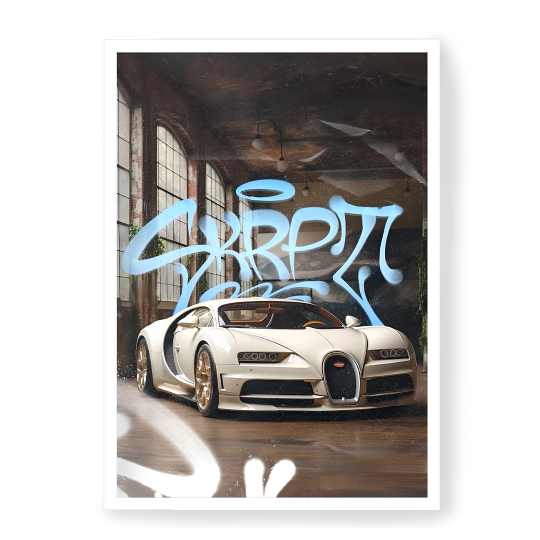 Plakat Bugatti Chiron