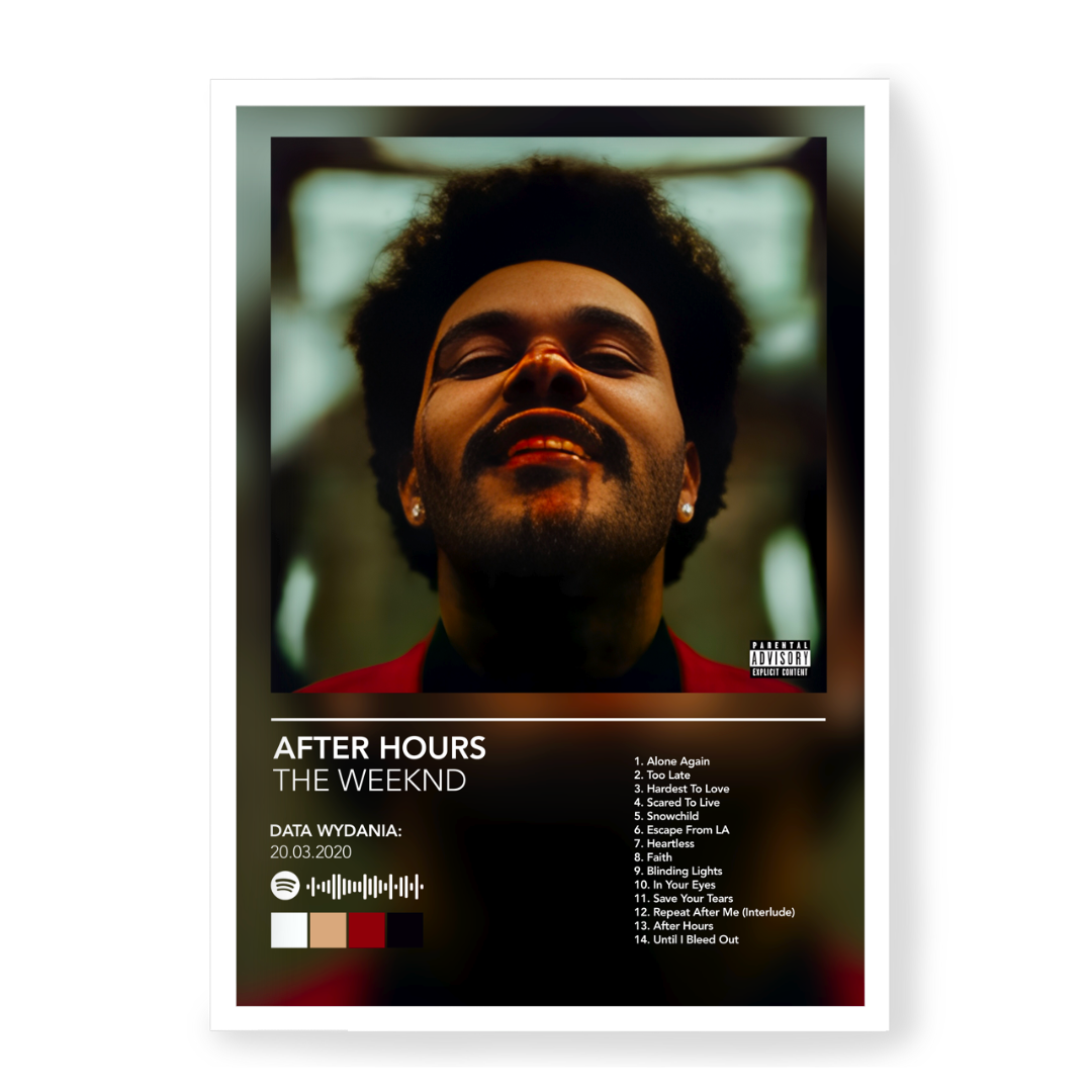 Plakat The Weeknd After Hours