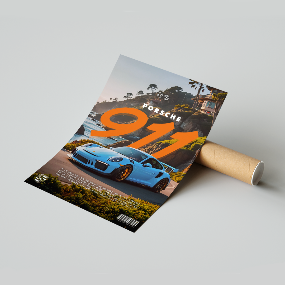 Plakat Porsche 911