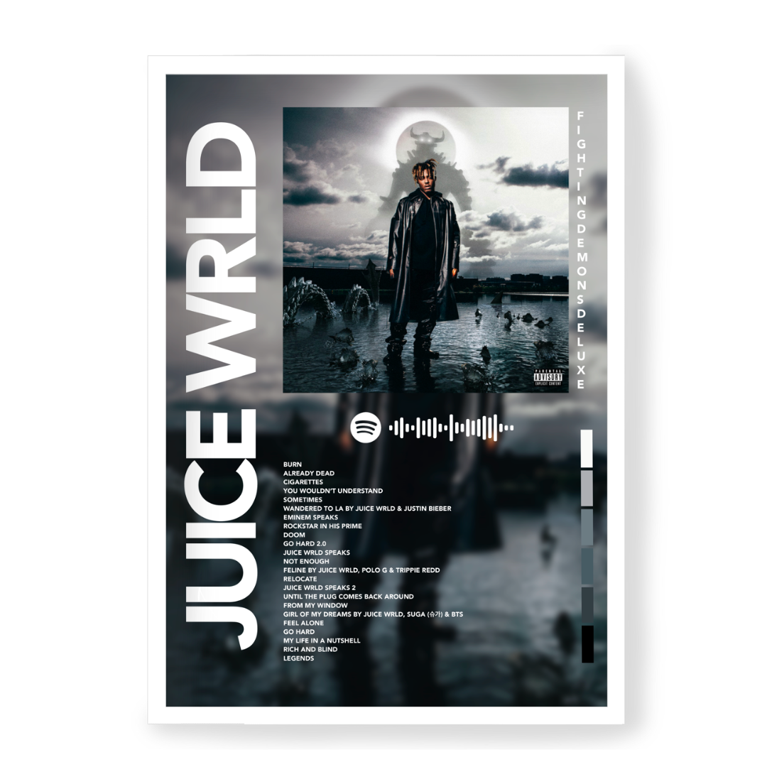 Plakat Juice WRLD Fighting Demons Deluxe