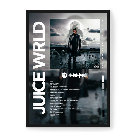 Plakat Juice WRLD Fighting Demons Deluxe