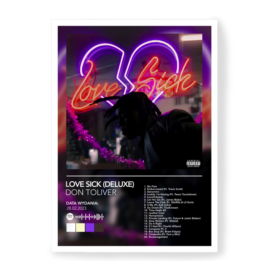 Plakat Don Toliver Love Sick (Deluxe)