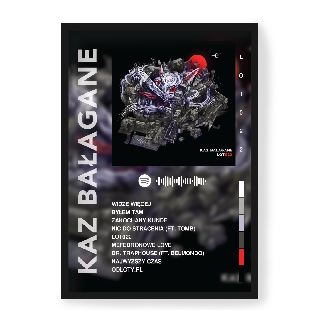 Plakat Kaz Bałagane Lot 022